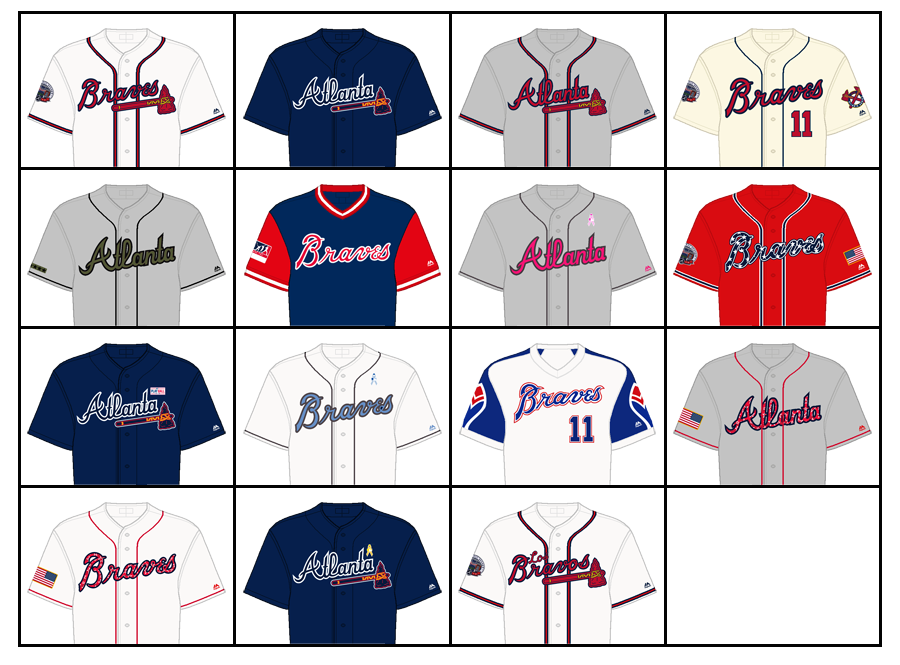 Atlanta Braves Jerseys, Braves Baseball Jersey, Uniforms