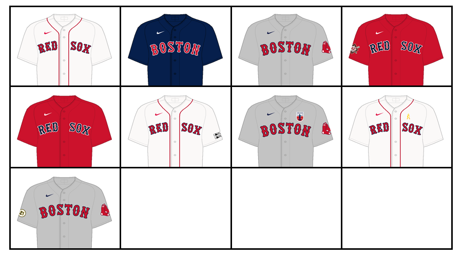 Boston Red Sox Jerseys, Red Sox Baseball Jersey, Uniforms