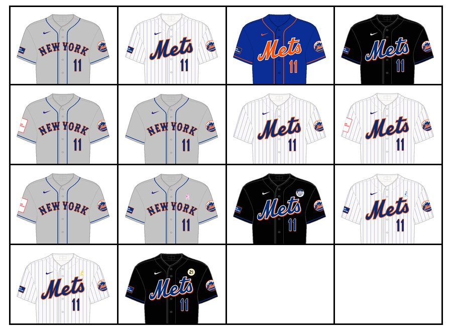 2023 New York Mets Jerseys