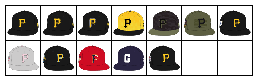 2023 Pittsburgh Pirates Hats