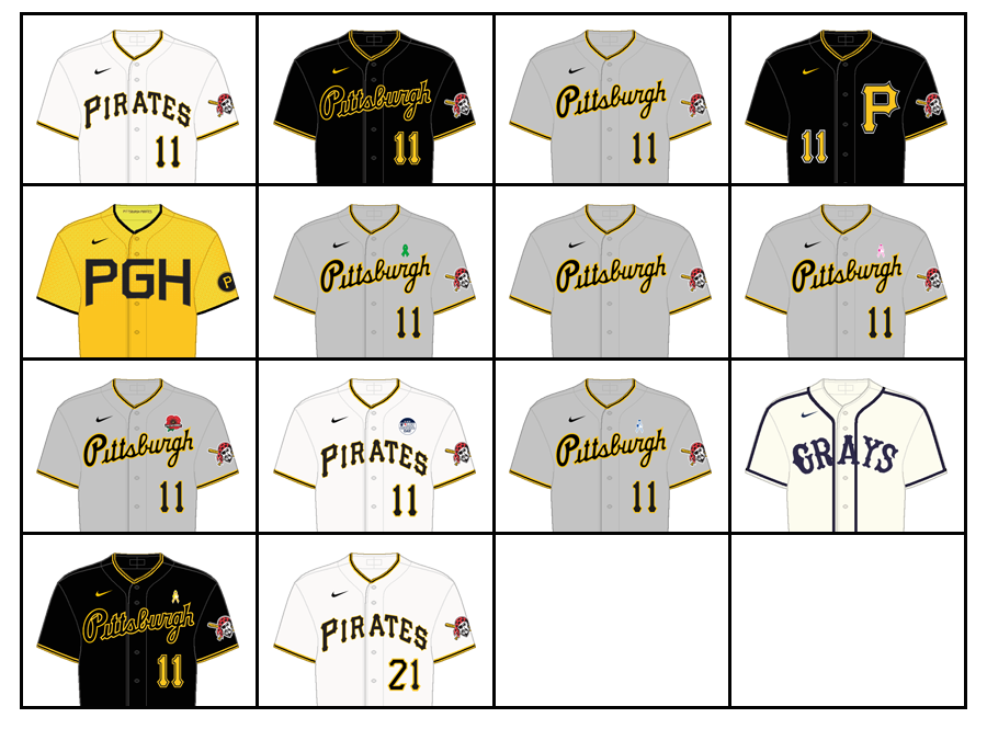 2023 Pittsburgh Pirates Jerseys