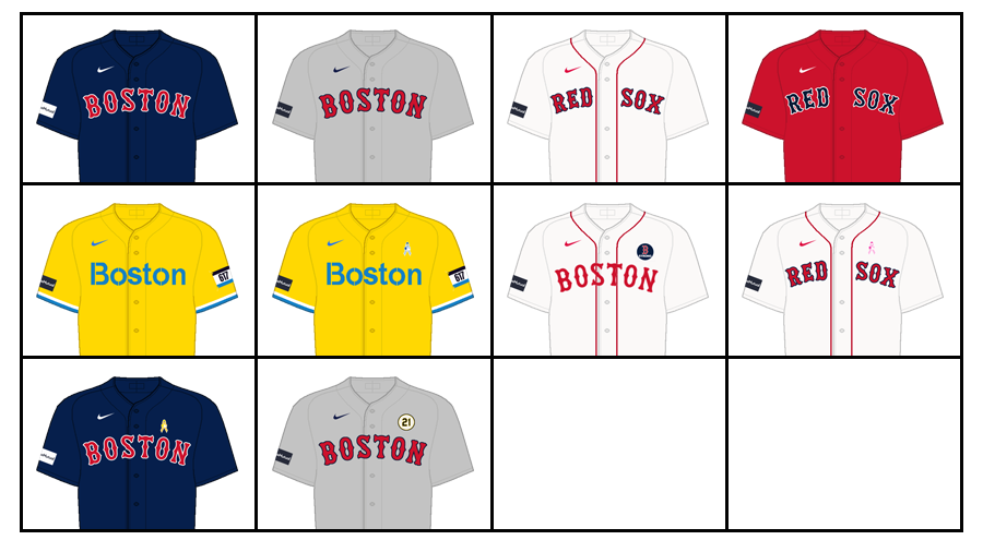 2023 Boston Red Sox Jerseys
