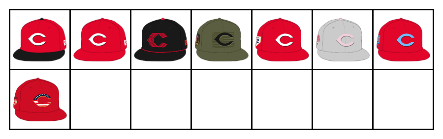 2023 Cincinnati Reds Hats